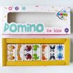 Дитяче Domino Animals white set