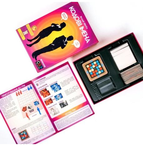 Настольная игра «Кодовые имена: игра слов» (украинский язык)