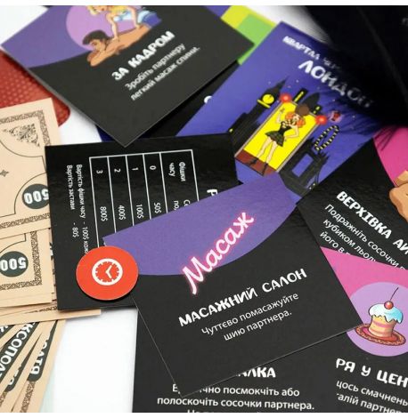 Гра для пар «Сексополія» (українська мова) 18+