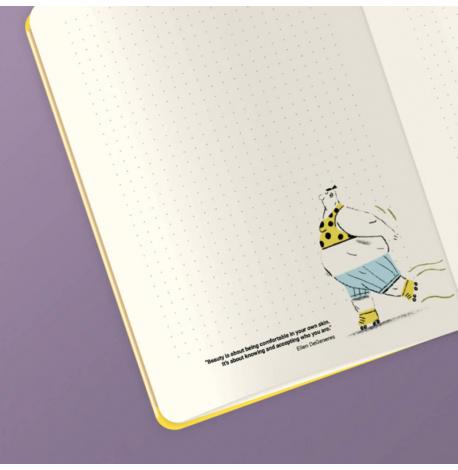 Блокнот Inspiring Notebook Yellow