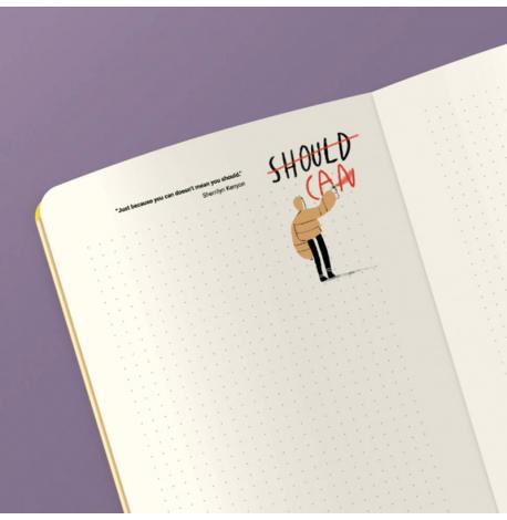 Блокнот Inspiring Notebook Yellow