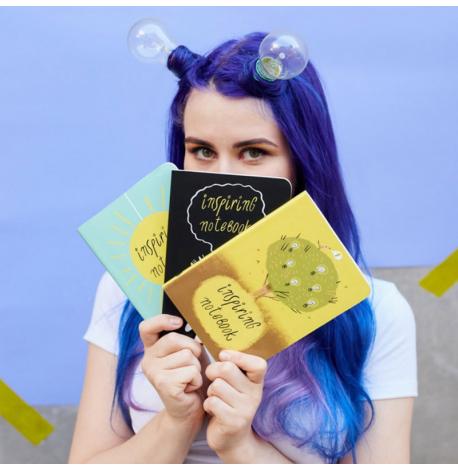Блокнот Inspiring Notebook Yellow