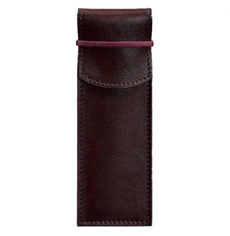 Кожаный чехол для ручек 1.0 (бордовый)