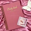 Альбом первого года жизни малыша Baby Book The first year (розовый)