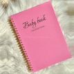 Альбом первого года жизни малыша Baby Book The first year (розовый)