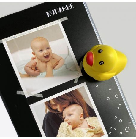 Первый альбом малыша Baby Book розовый (русский язык)