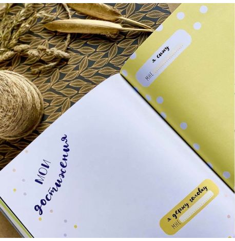 Первый альбом малыша Baby Book розовый (русский язык)