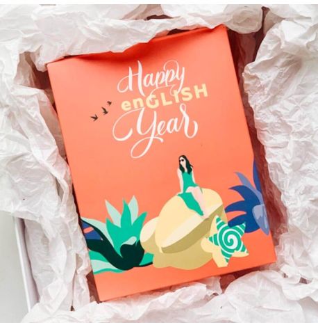 Календар Happy English Year (на кільцях)