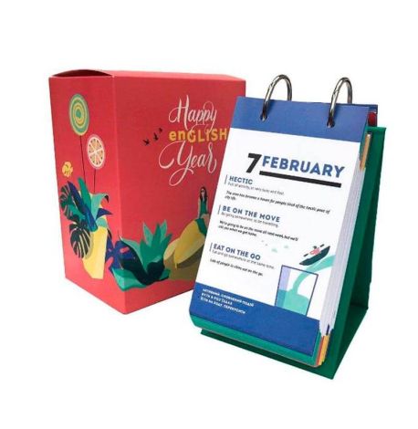 Календар Happy English Year (на кільцях)