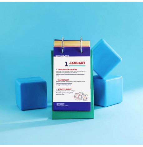 Календар Happy English Year Traveling (на кільцях)