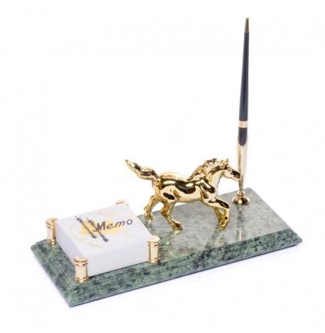 Настольный набор "Скачки" (золотистый)