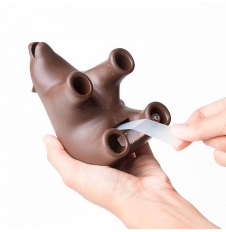 Держатель для скотча и скрепок Brown Bear Qualy (коричневый)