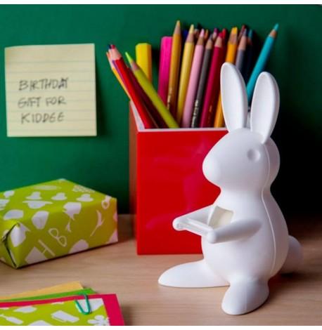 Диспенсер для скотча Desk Bunny Qualy (белый)
