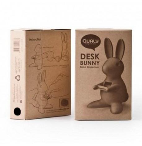 Диспенсер для скотча Desk Bunny Qualy (белый)