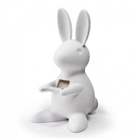 Диспенсер для скотча Desk Bunny Qualy (белый)