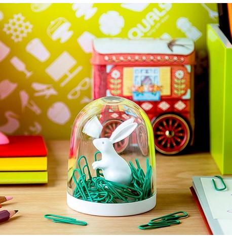 Диспенсер для скріпок Bunny in The Field Qualy