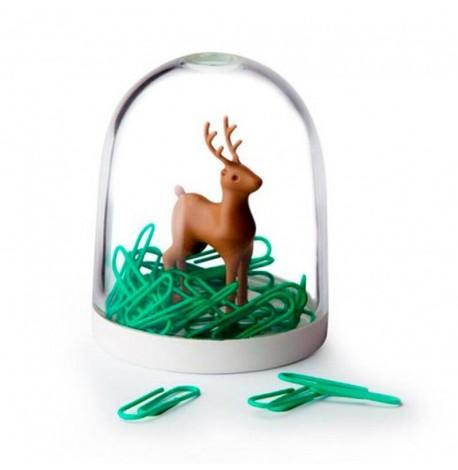 Диспенсер для скріпок Deer in The Forest Qualy