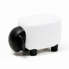 Контейнер для мелочей Sheepshape Container Junior Qualy (белый-черный)