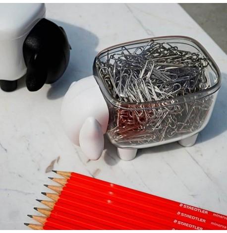 Контейнер для мелочей Sheepshape Container Junior Qualy (прозрачный-белый)