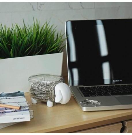 Контейнер для мелочей Sheepshape Container Junior Qualy (прозрачный-белый)