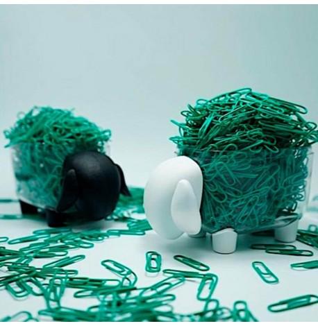 Контейнер для дрібниць Sheepshape Container Junior Qualy (прозорий-чорний)