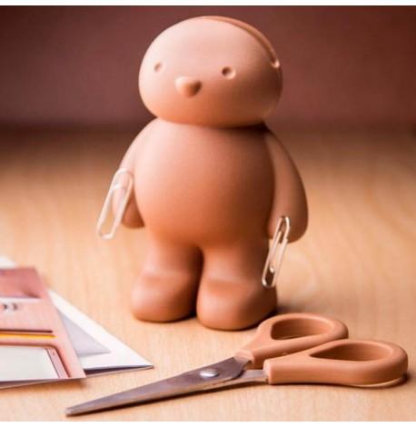 Канцелярські ножиці і тримач для скріпок Teddy Bear Qualy