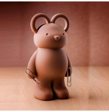 Канцелярські ножиці і тримач для скріпок Teddy Bear Qualy