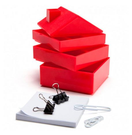 Органайзер для канцелярии In House Monkey Business (красный)