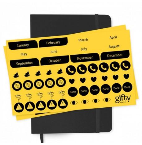 Планер IT'S A PLAN (жовтий)