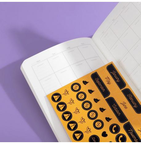 Планер IT'S A PLAN (голубой)