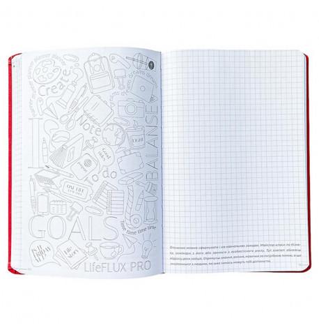 Планер-щоденник LifeFLUX "Актив" червоний (українська мова)