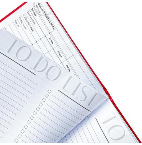 Планер-щоденник LifeFLUX "Актив" червоний (українська мова)