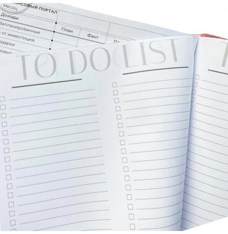 Планер-ежедневник LifeFLUX "Актив" пепельная роза (русский язык)