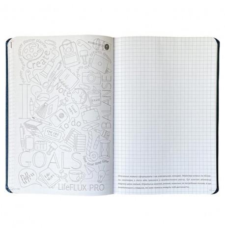 Планер-щоденник LifeFLUX "Актив" синій металік (українська мова)