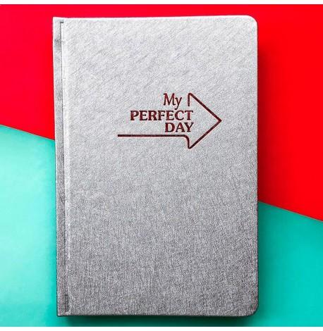 Планер "My perfect day" сріблястий (російська мова)