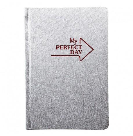 Планер "My perfect day" сріблястий (українська мова)