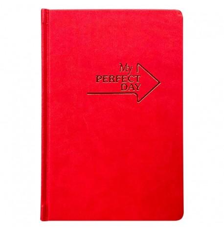 Планер "My perfect day" червоний (українська мова)