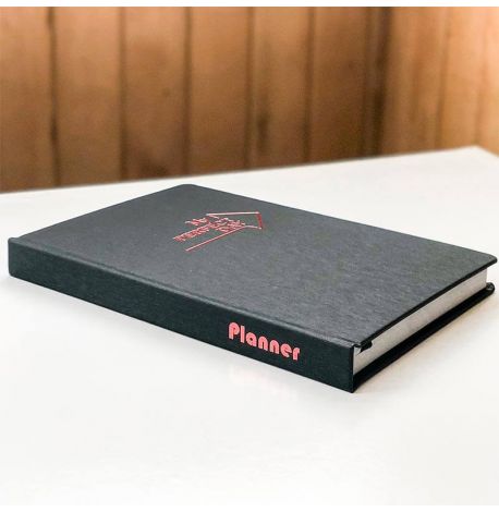 Планер "My perfect day" червоний на чорному (російська мова)