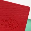 Планер "My perfect day" червоний твил (українська мова)
