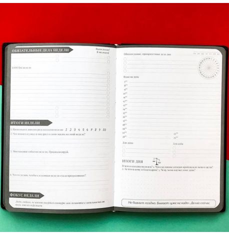 Планер "My perfect day" хвойний (російська мова)