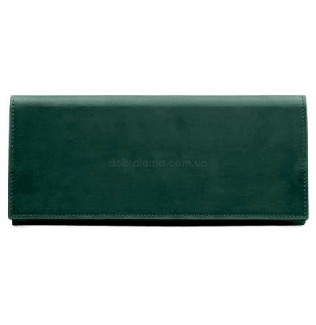 Шкіряний настільний планер з блоком на пружині (зелений), шкіра Crazy Horse