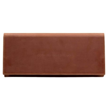 Кожаный настольный планер с блоком на пружине (светло-коричневый), кожа Crazy Horse