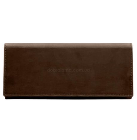 Шкіряний настільний планер з блоком на пружині (темно-коричневий), шкіра Crazy Horse