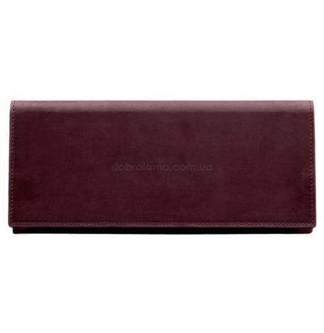 Кожаный настольный планер с блоком на пружине (бордовый), кожа Crazy Horse