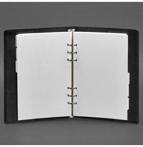 Шкіряний блокнот софт-бук 13.0 у м'якій обкладинці (чорний) шкіра Krast