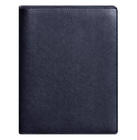 Шкіряний блокнот софт-бук 13.0 у м'якій обкладинці (темно-синій) шкіра Krast