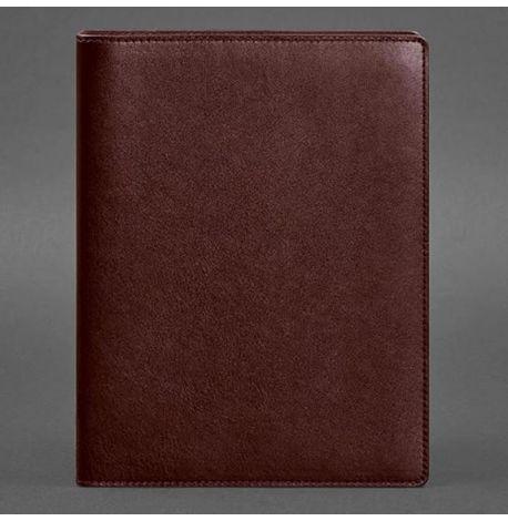 Шкіряний блокнот софт-бук 13.0 у м'якій обкладинці (бордовий) шкіра Krast