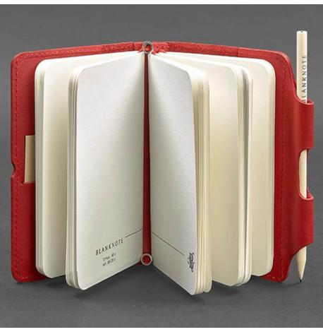 Шкіряний блокнот софт-бук 3.0 (червоний)