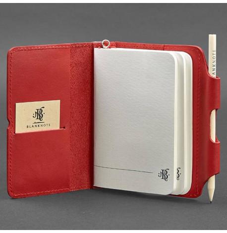 Шкіряний блокнот софт-бук 3.0 (червоний)