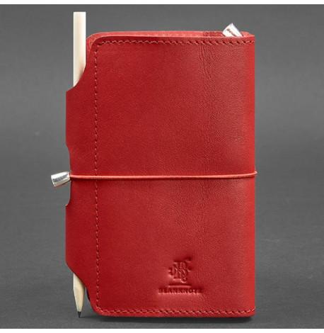 Шкіряний блокнот софт-бук 3.0 (червоний)